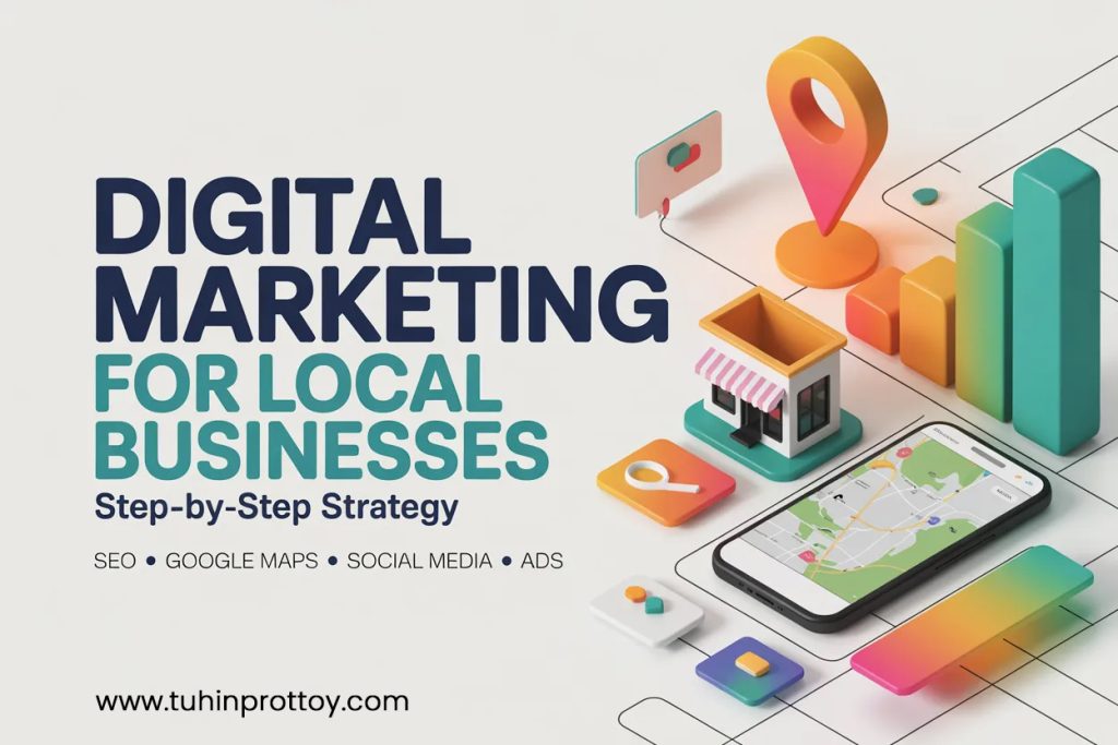 Digital Marketing for Local Businesses Step by Step Strategy, Blog by Tuhon Prottoy, Tuhin Prottoy, Freelancer Tuhin Prottoy